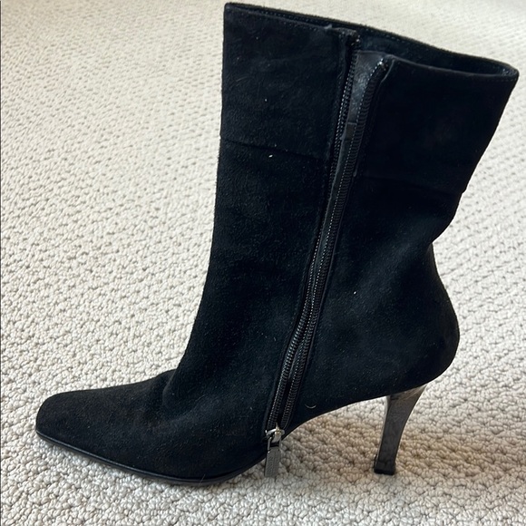 Roberto Botticelli Elegant Black Women's Suede Boots - Picture 4 of 11